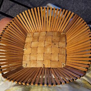 Handcrafted Woven Basket Bread Or Fruit Basket